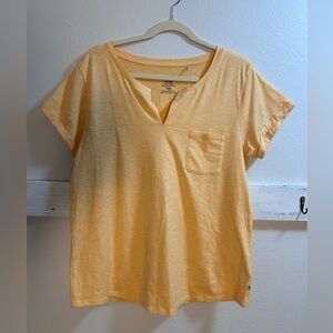 Toad&Co Eco-Friendly Light Orange Basic Tee - new without tag